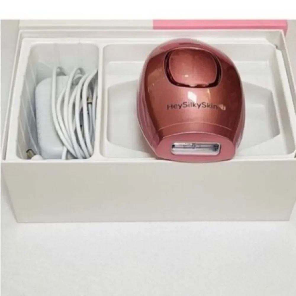 Hey Silky Skin Women's Advanced IPL Hair Removal Handset Rose Gold Pink New